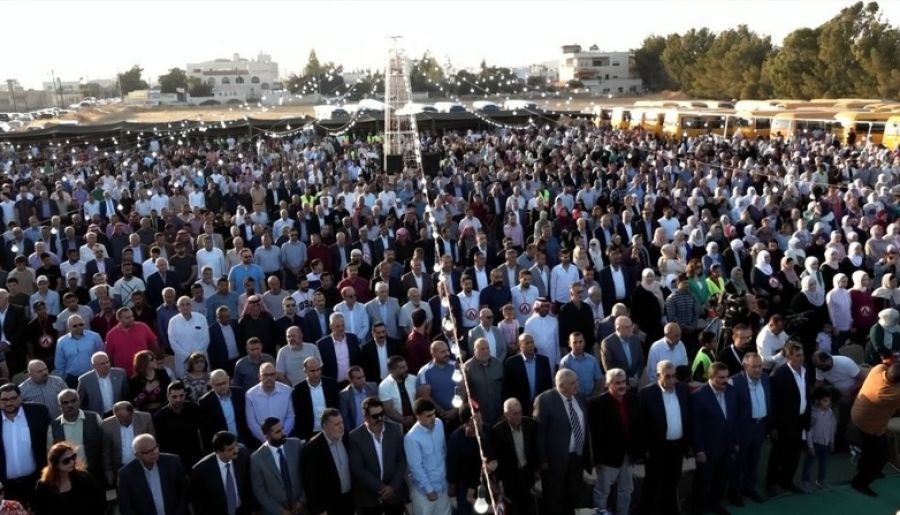 محافظة البلقاء تستقبل حزب إرادة بمهرجان