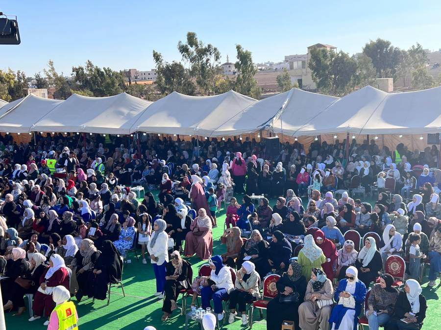 الاف من نشميات الكرك يؤازرن قائمة