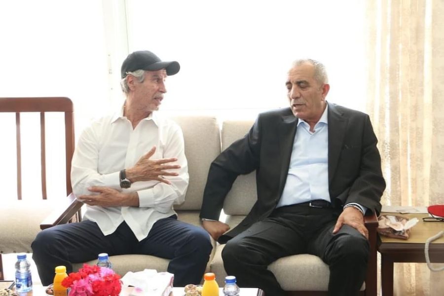 وزير الثقافة مصطفى الرواشدة يزور حسين