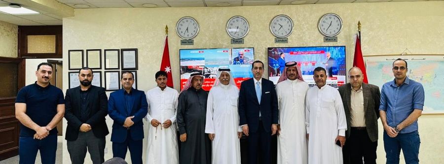 المواطنان العودات والنعيمات يزوران مديرية العمليات