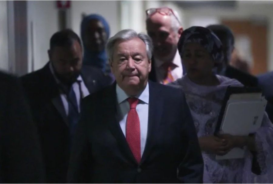 منع غوتيريش من الدخول إلى إسرائيل