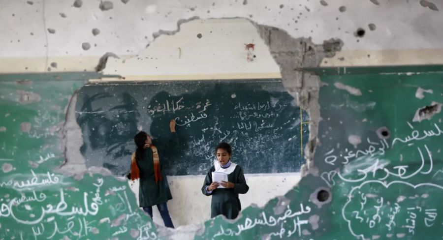 وزارة التربية بغزة ترصد تأثير الاحتلال