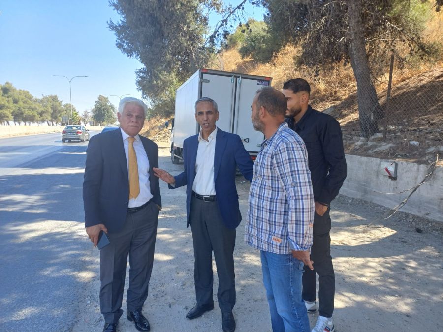 جولة ميدانية لمحافظ البلقاء ورئيس بلدية