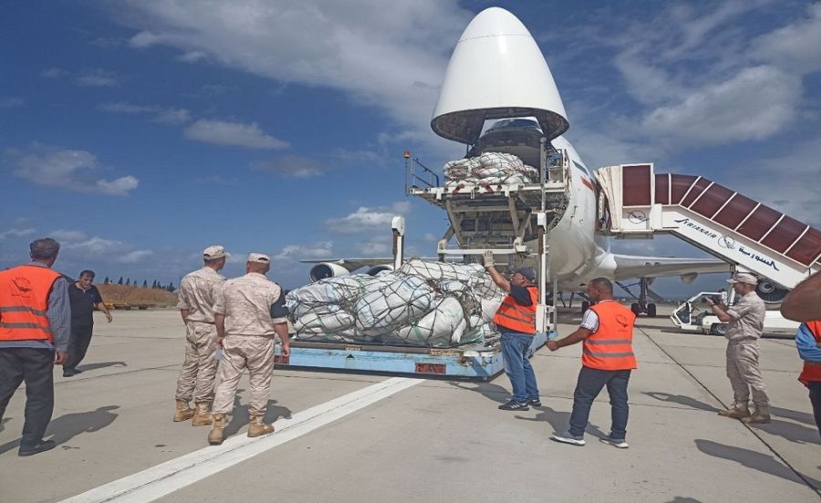 وصول طائرة مساعدات إيرانية جديدة الى