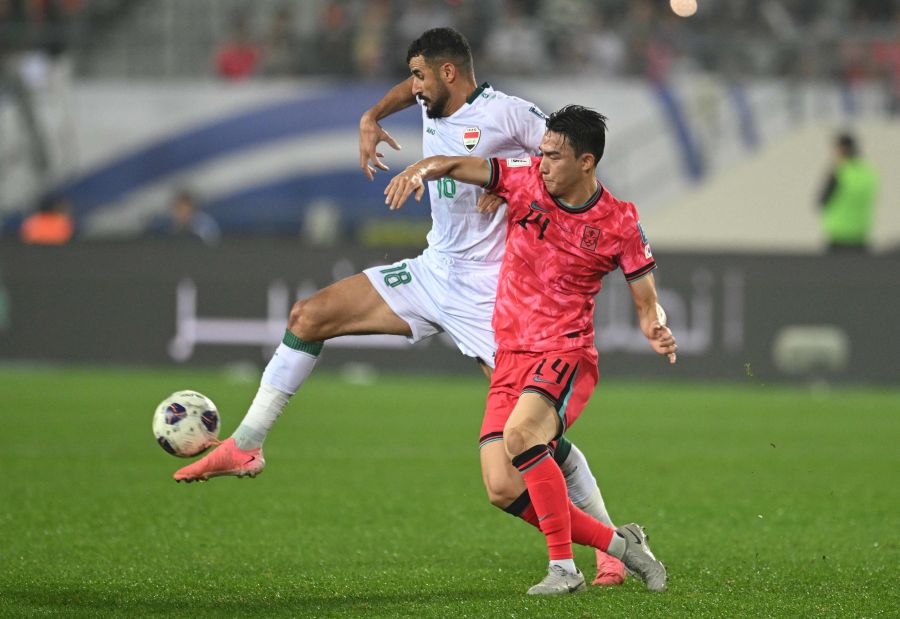 كوريا الجنوبية تهزم العراق بثلاثية