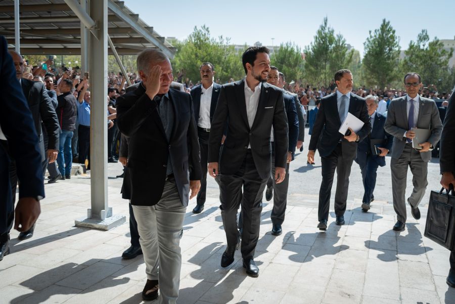 الملك وولي العهد في الطفيلة (فيديوهات