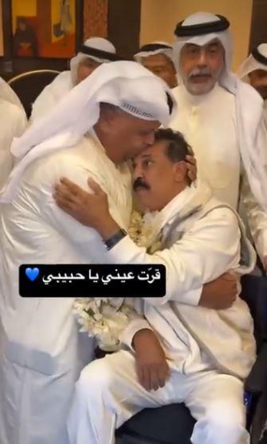 بعد عودته من رحلة العلاج.. استقبال