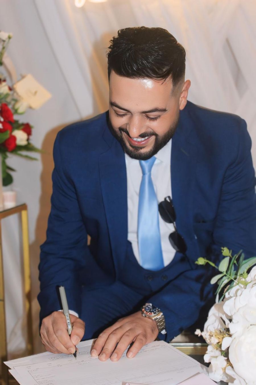 المهندس قتادة خريسات.. مبارك عقد القران