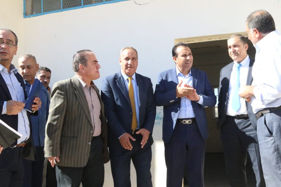نواف العجارمة يتفقد عددا من مدارس