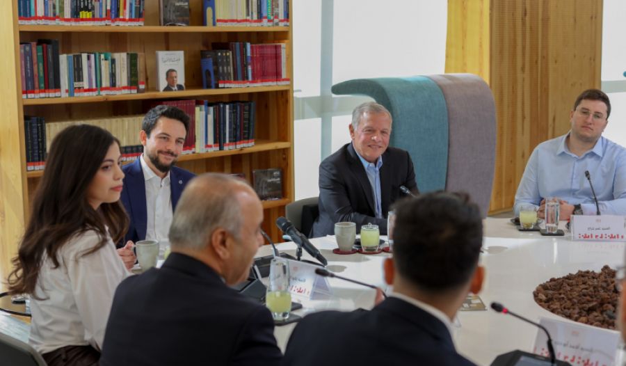 الملك يزور جامعة الحسين التقنية.. ولي