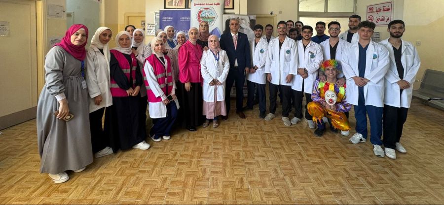 جامعة الزرقاء تشارك في اليوم التوعوي