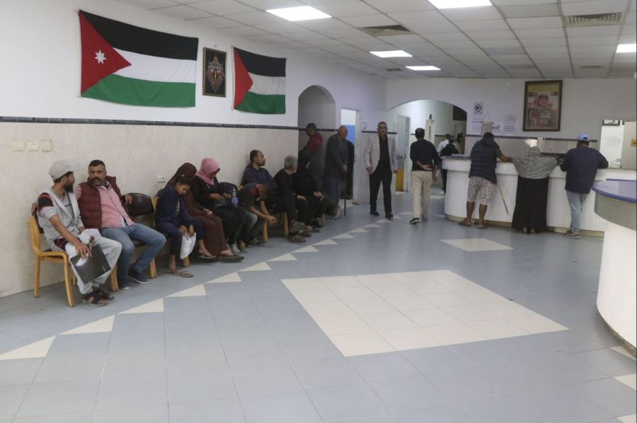 طواقم المستشفى الميداني الأردني غزة -