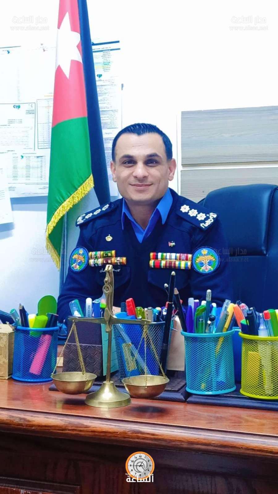 النقيب مهيب محمد الدبعي الحياصات.. مبارك