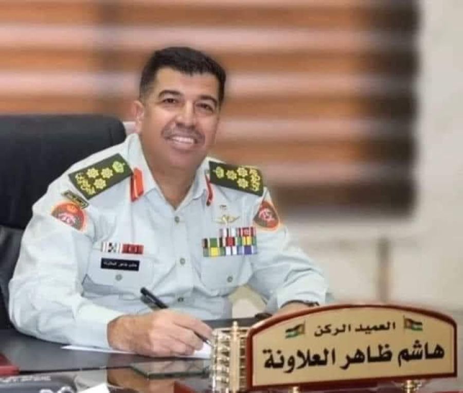 العميد هاشم العلاونه.. مبارك الارادة الملكية