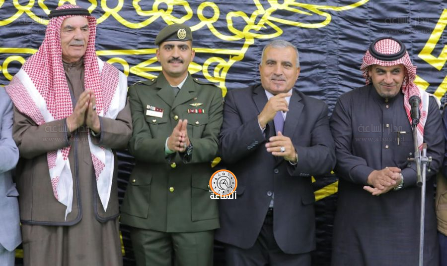 العميد المتقاعد رزق الخوالدة يستقبل المهنئين