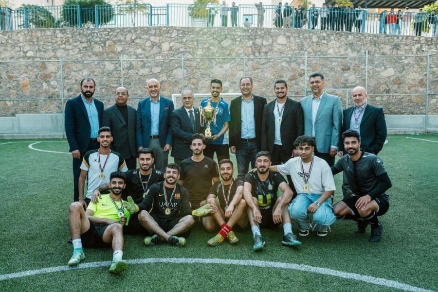 اختتام بطولة الكليات المفتوحة لخماسي كرة