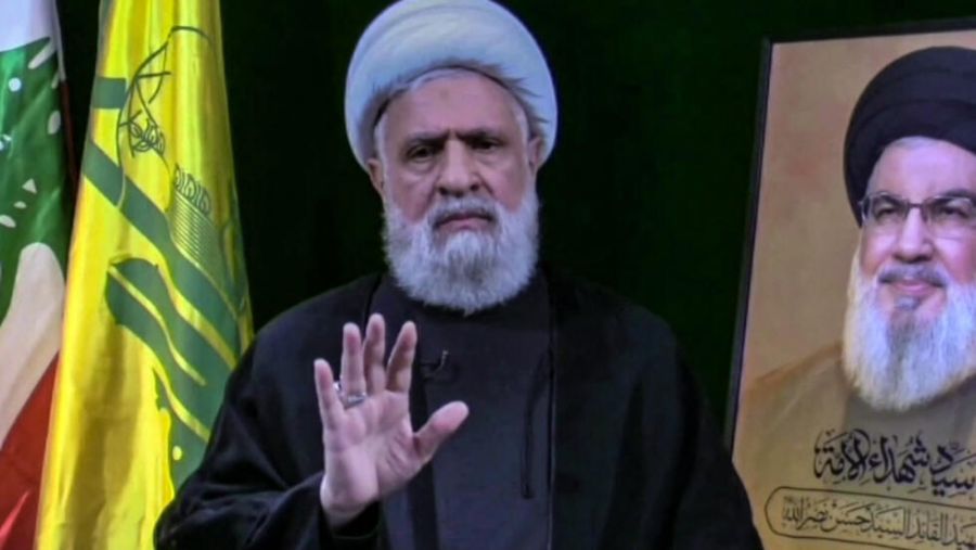 نعيم قاسم: وقف القتال يعتمد على