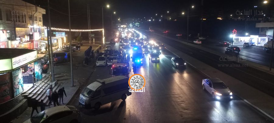 تصادم مركبات عند دوار المشاغل في