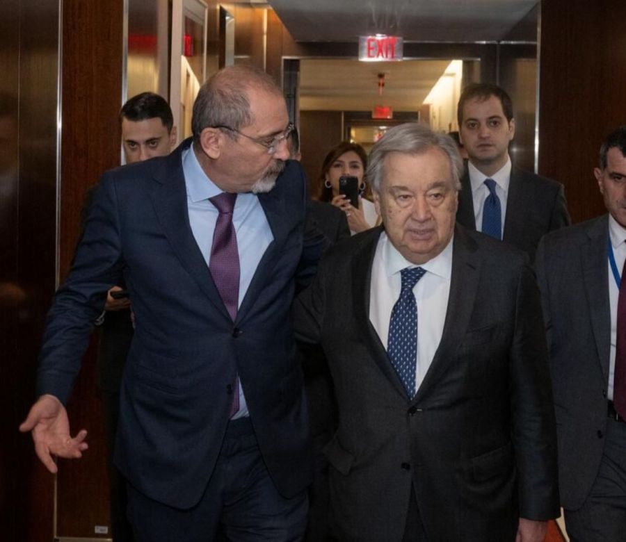 الصفدي يلتقي غوتيريش.. وهذا ما تم