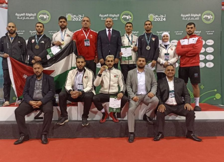 ٥ ميداليات ملونة للأردن في اليوم