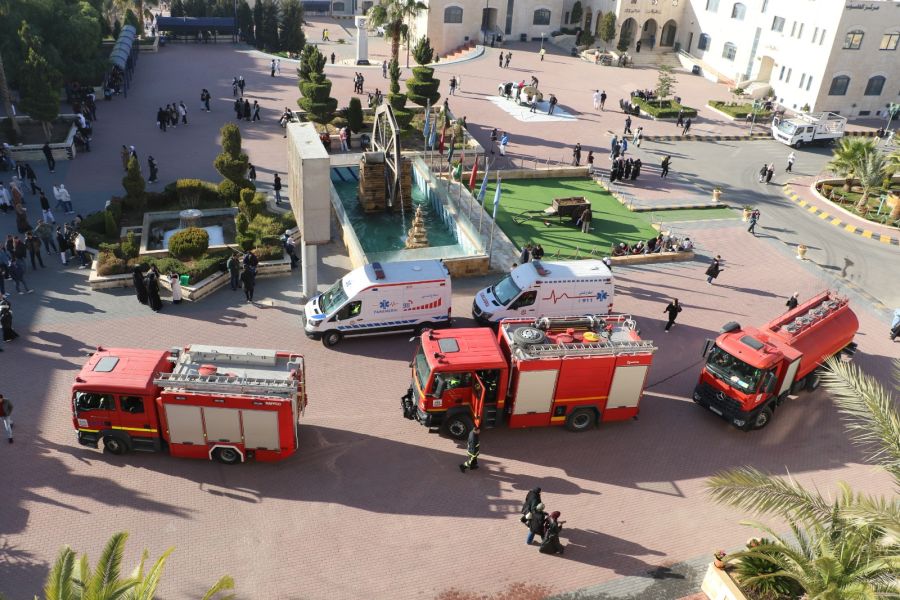 مديرية الدفاع المدني تنفذ تمرينا وهميا