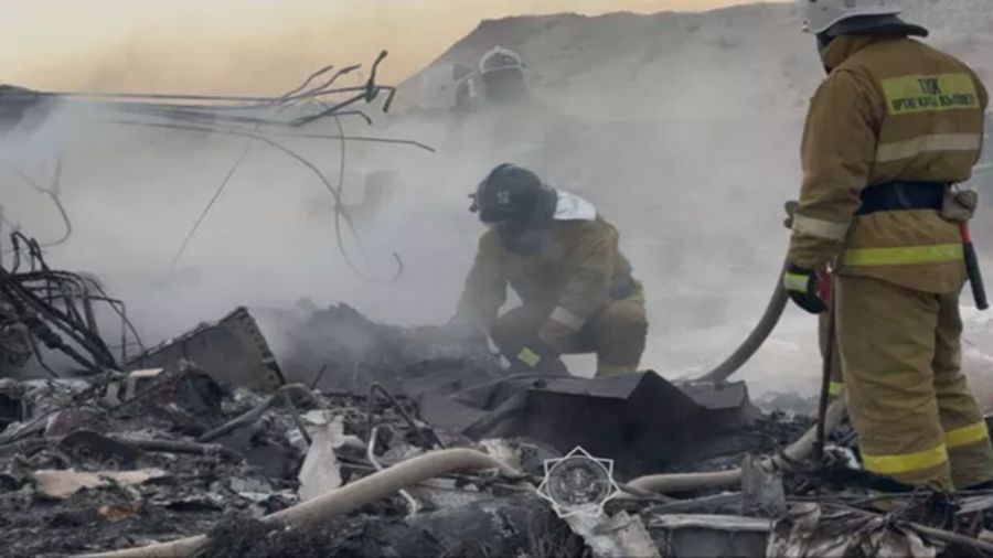 حصيلة قتلى تحطم الطائرة في كازاخستان