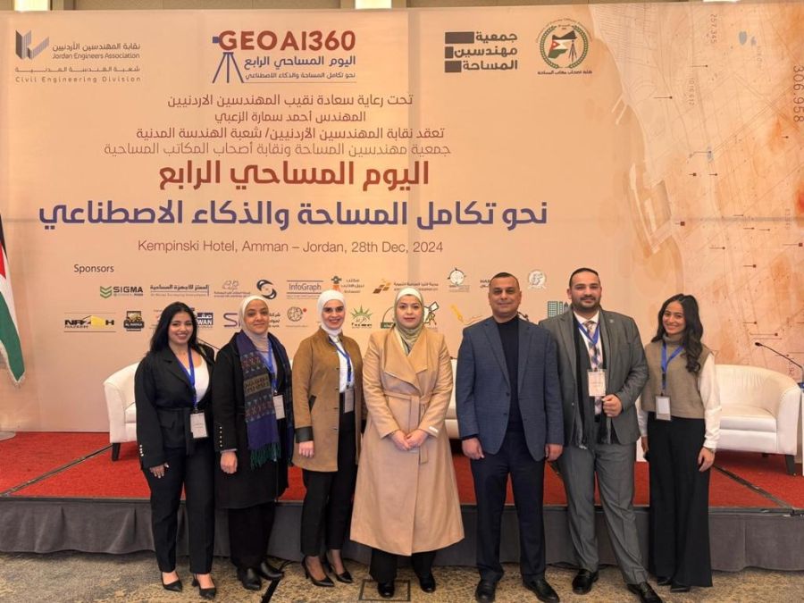 عمان الأهلية تشارك بفعاليات اليوم المساحي