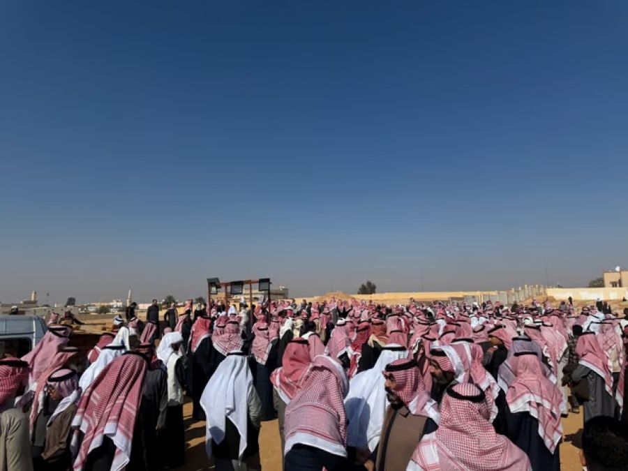 رفحاء السعودية تشيع ابنها المغدور في