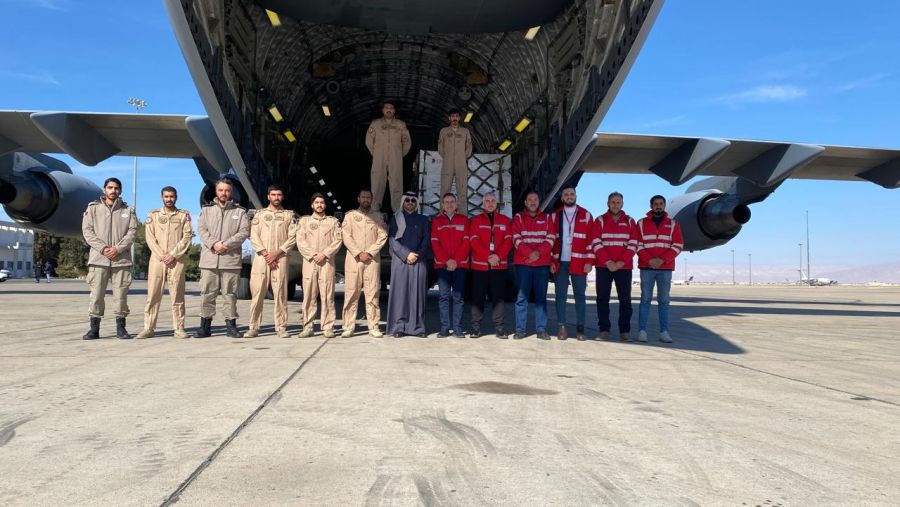 قطر ترسل الطائرة 12 إلى دمشق