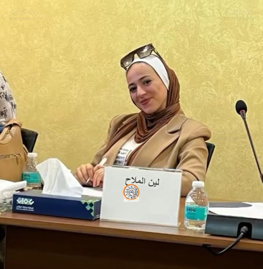 الناشطة لين الملاح تهنئ الملك بعيد