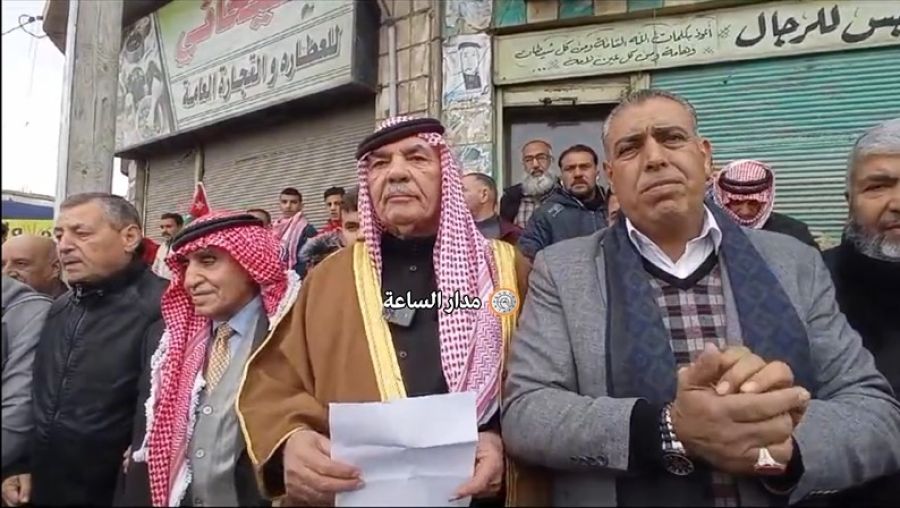 عشيرة الخوالدة: لا للتهجير لا للتوطين..