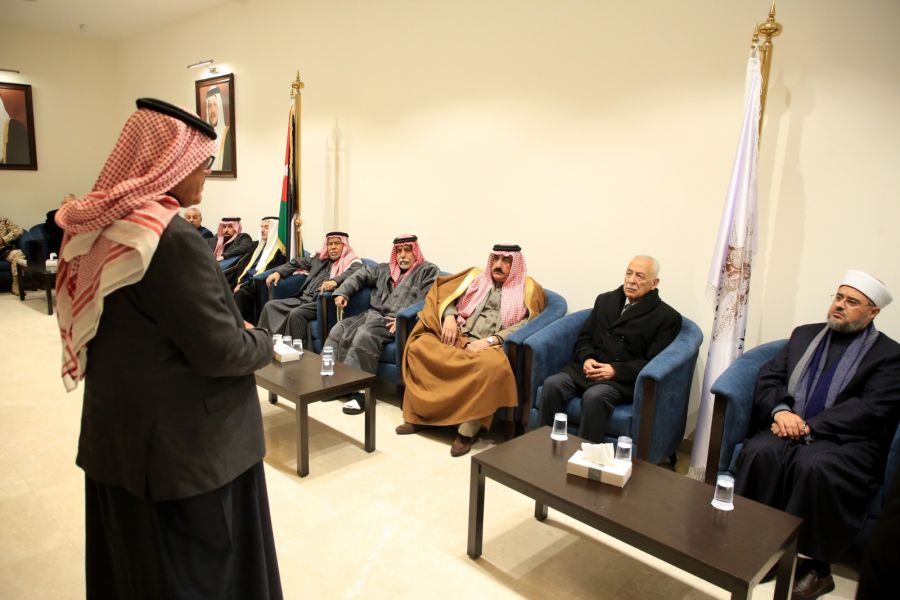 العيسوي يعزي الماضي (صور)