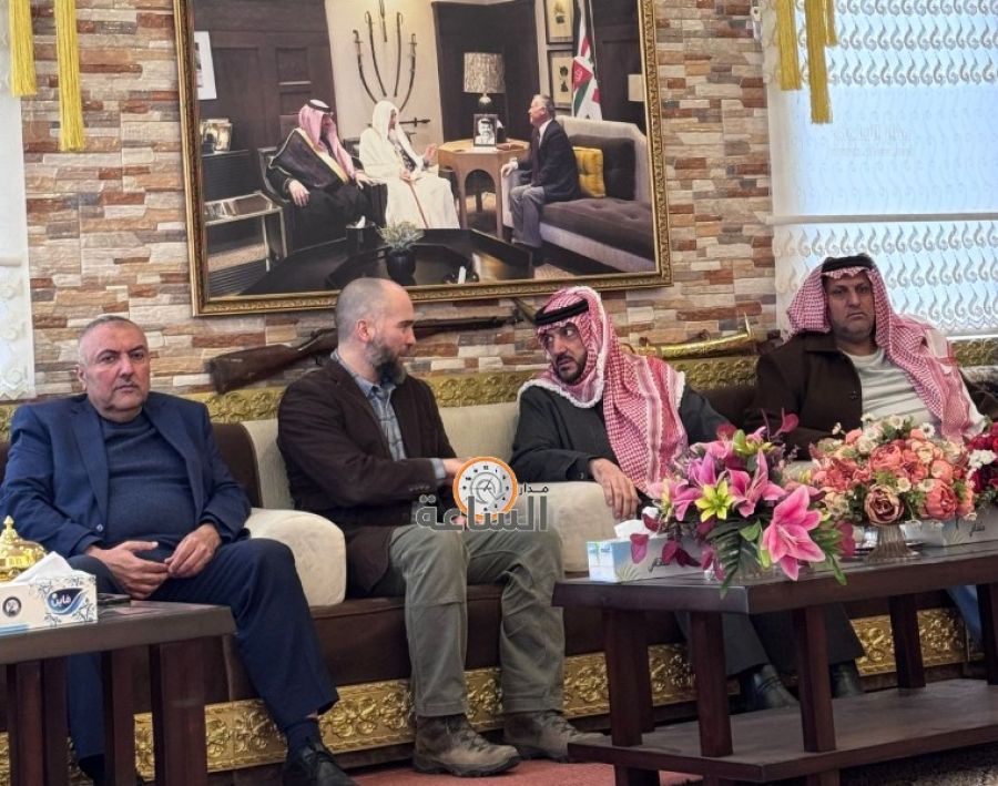 الأمير هاشم بن الحسين يعزي الحويان