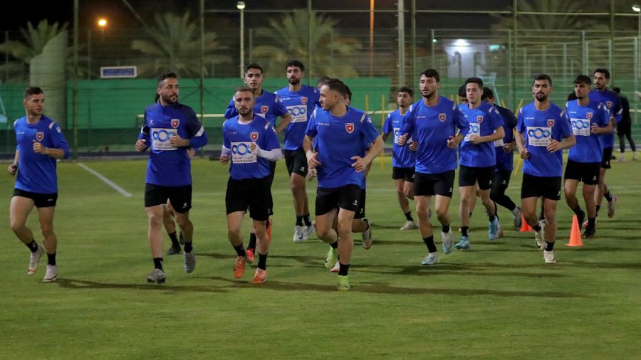 نشامى ت23 يبدأون تدريباتهم في مسقط