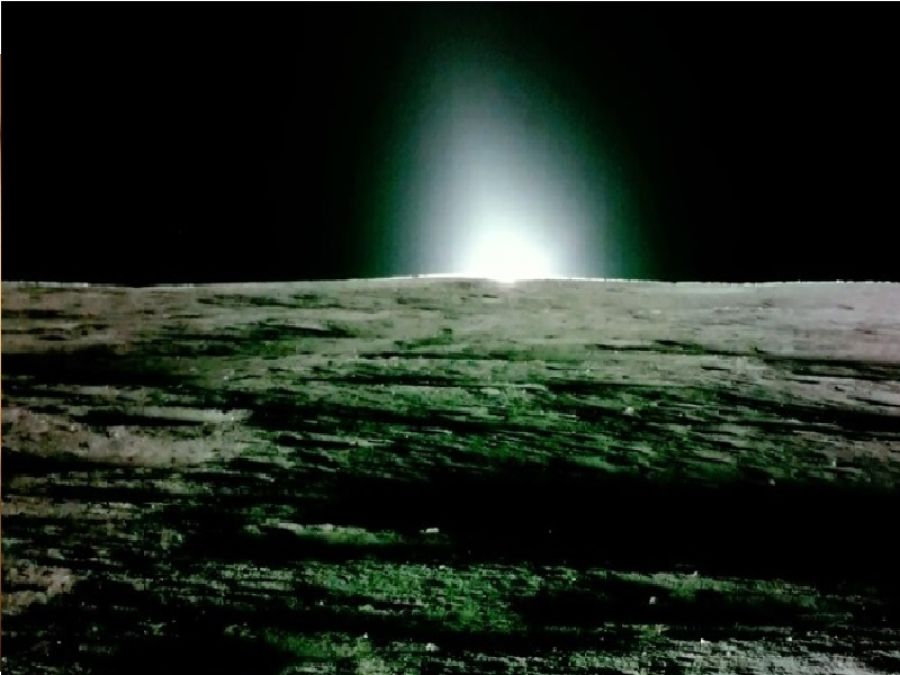 غروب الشمس القمري.. مشهد مذهل التقطته