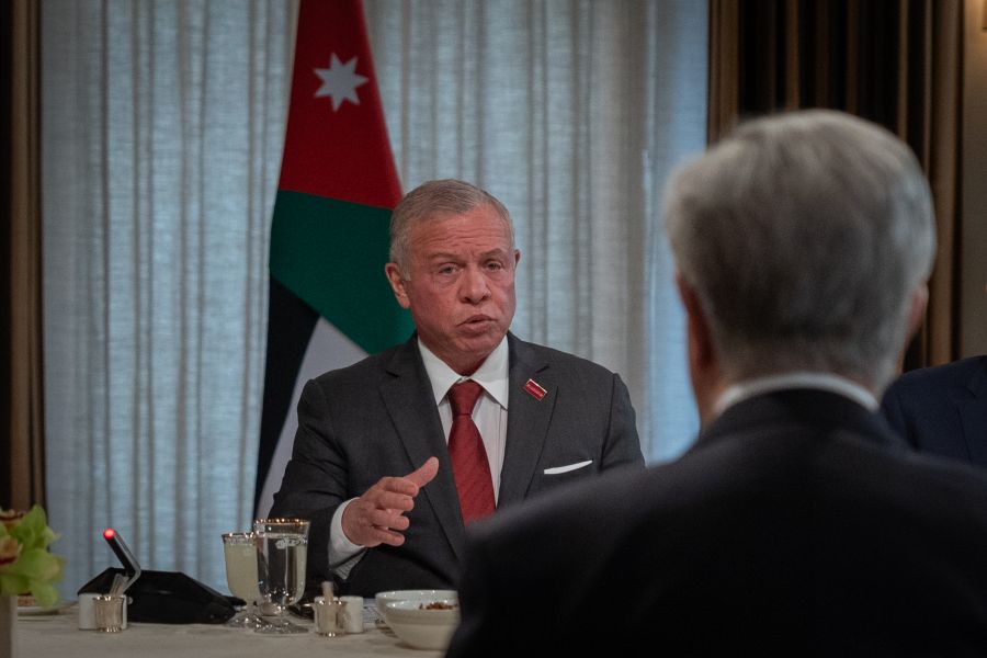 الملك يلتقي زعيم حزب الاتحاد الديمقراطي