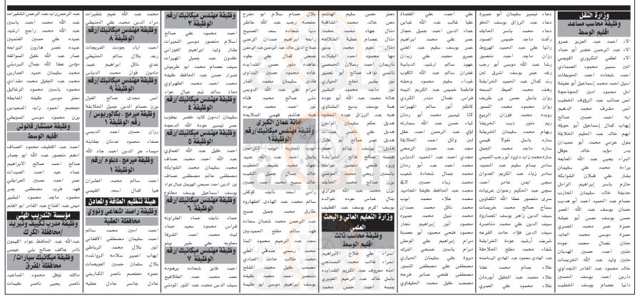 وزارتان وهيئة ومؤسسة والأمانة تدعو عشرات