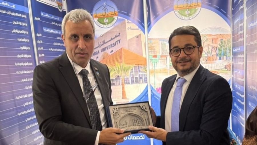 جامعة الزرقاء تختتم مشاركتها في معرض