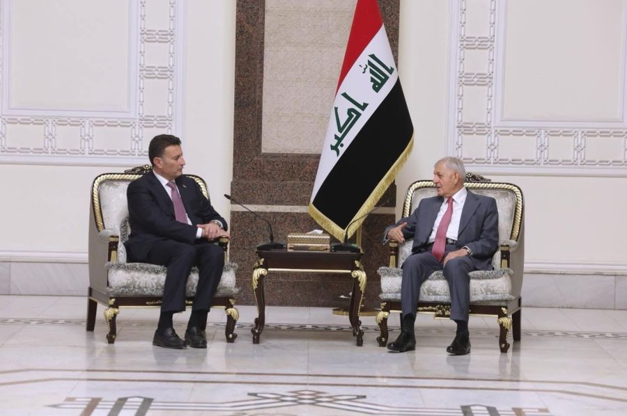 رئيس جمهورية العراق يستقبل رئيس مجلس