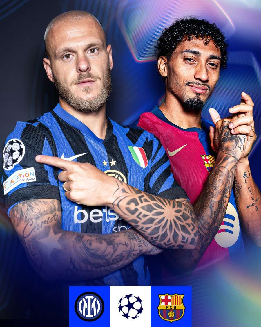 قمة نارية وسهرة كروية.. انتر برشلونة