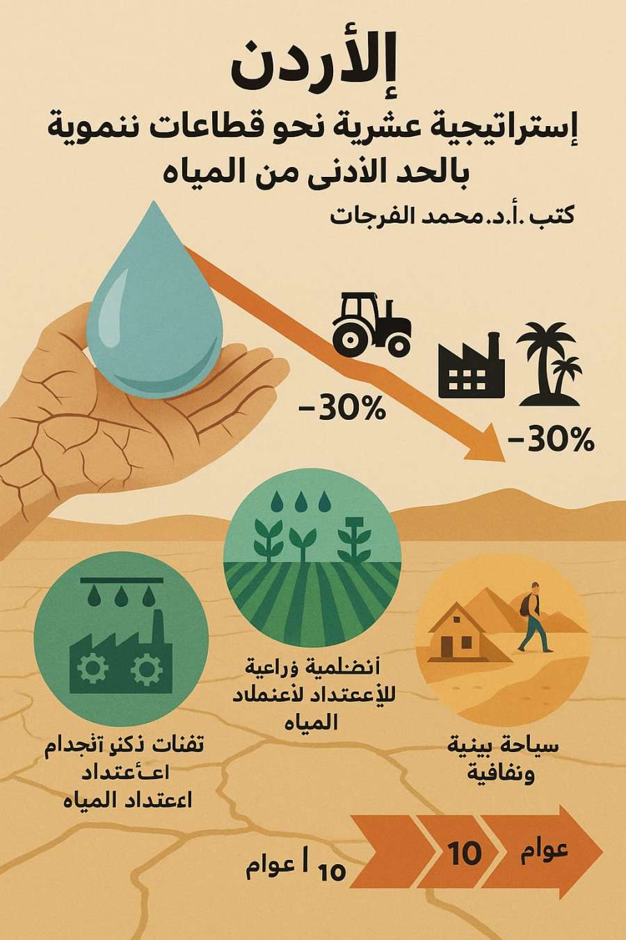 الفرجات يكتب: الأردن: إستراتيجية عشرية نحو