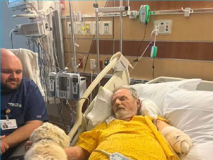 إعصار يترك زوجين مسنين بلا ذراعين