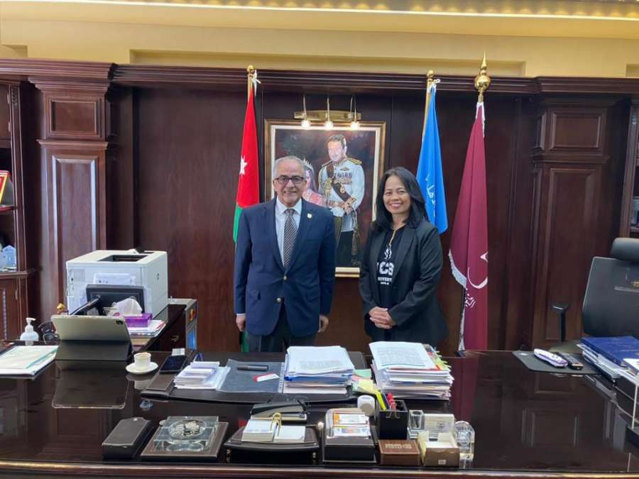 عمّان الأهلية تستقبل مديرة العلاقات الدولية