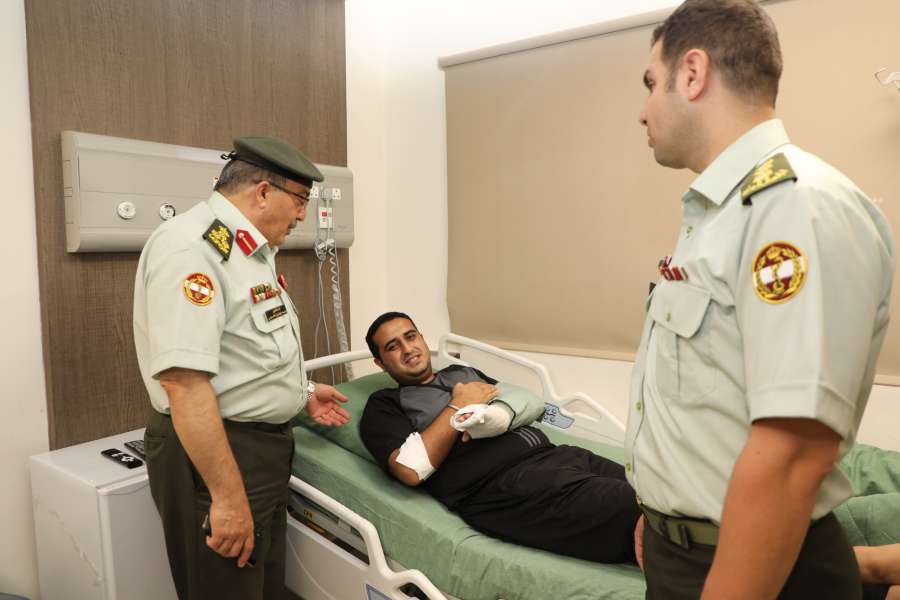القوات المسلحة تخلي الممرض الذي أصيب