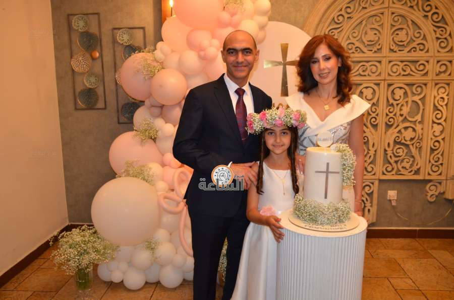 القائم بأعمال السفارة اللبنانية وعقيلته يحتفلان