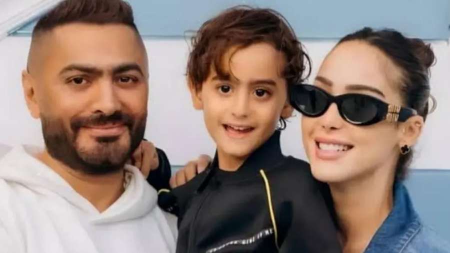 خروج نجل تامر حسني من العناية