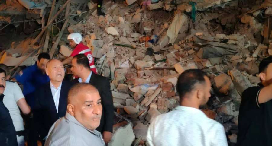 قتيلان بانهيار منزل في السيدة زينب..