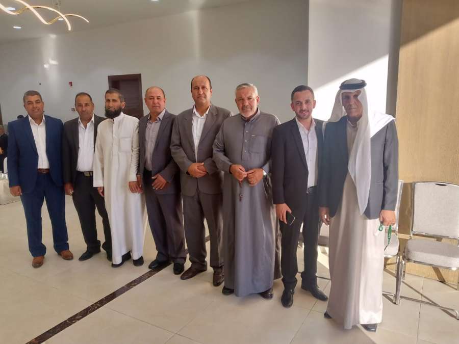 رضا شديفات يتقبل التهاني في ديوان