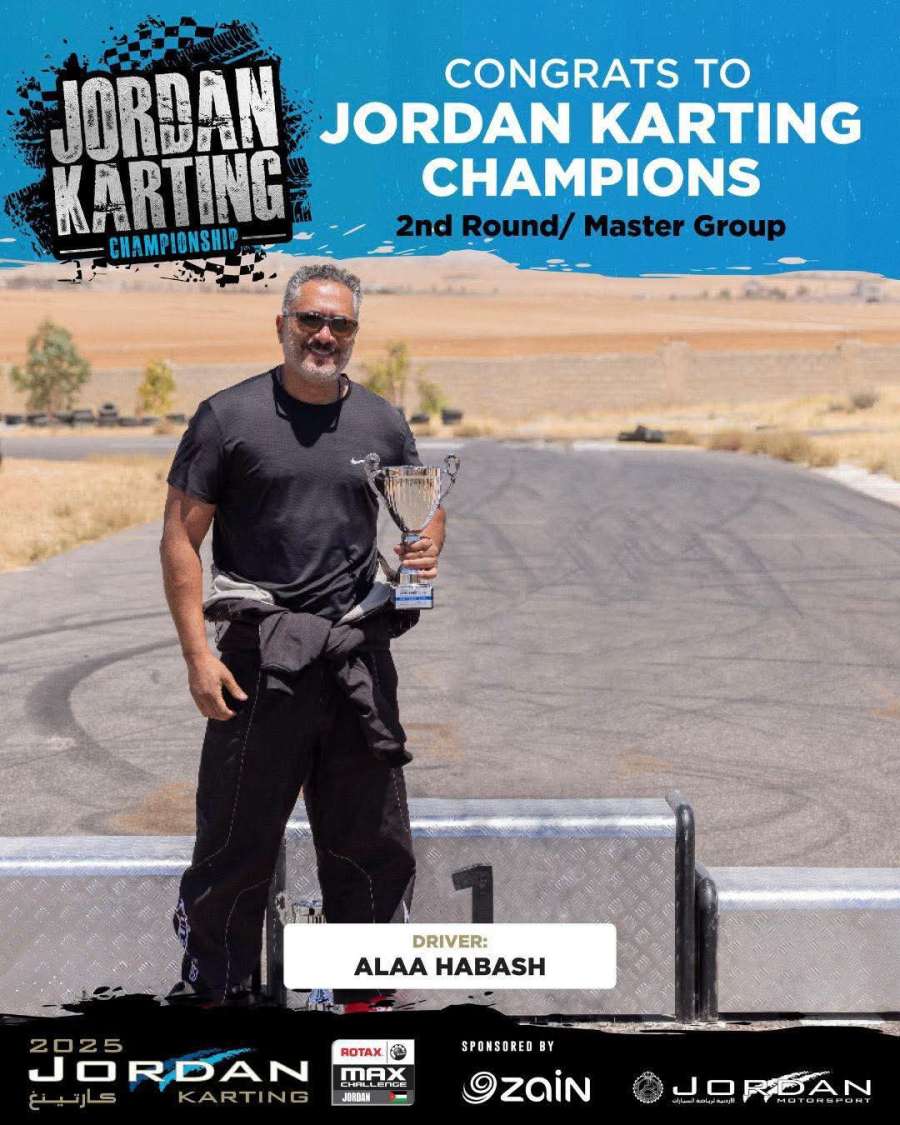 علاء حبش بطلا لفئة الماستر في