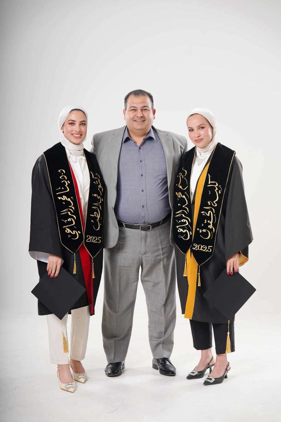 دينا ورنيم محمد الرفاعي.. مبارك التخرج